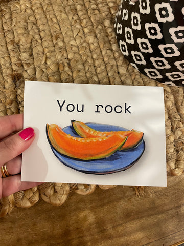 'You Rock' greeting card