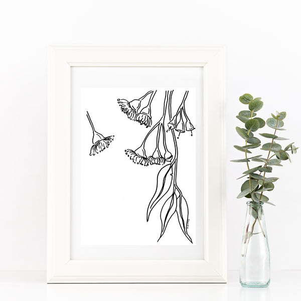 Gum Blossoms artwork PDF digital