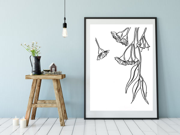 Gum Blossoms artwork PDF digital