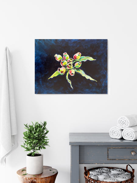 Original Australian Gumnuts acrylic painting