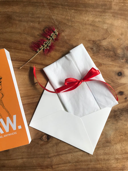 Gift wrapping and tag
