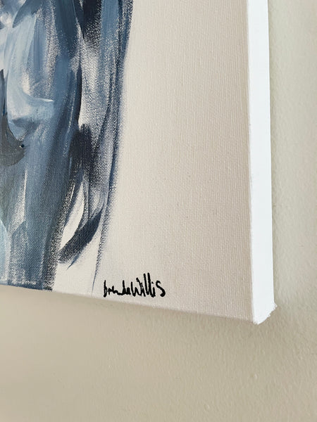 Australian nude female acrylic painting