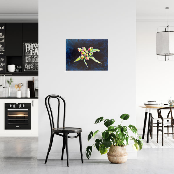 Original Australian Gumnuts acrylic painting