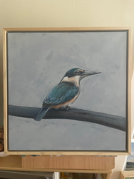 Australian Sacred Kingfisher acrylic painting