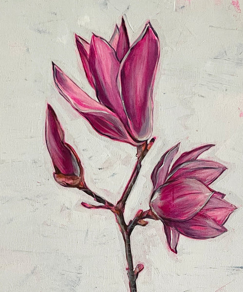 'A simple gesture' acrylic canvas painting. 51cm x 61cm