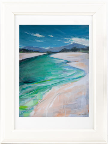 Beach Bay painting print