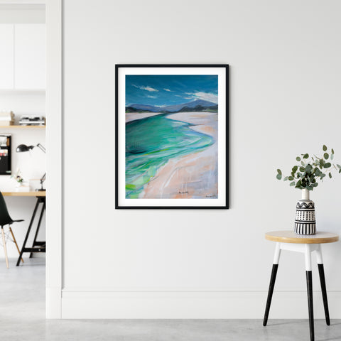 Beach Bay painting print
