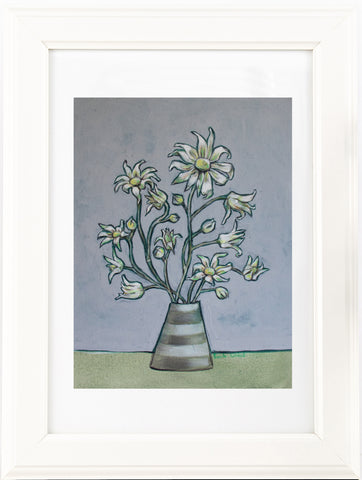 Australian Flannel Flower still life painting print