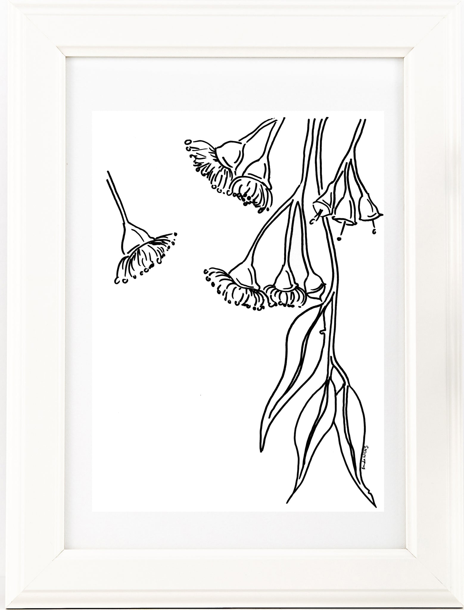 Gum Blossoms artwork PDF digital