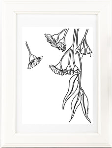 Gum Blossoms artwork PDF digital