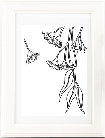 Gum Blossoms artwork PDF digital