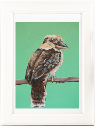 Australian Kookaburra painting artwork print