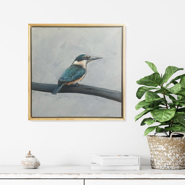 Australian Sacred Kingfisher acrylic painting