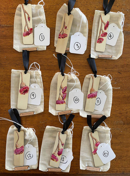 Hand painted mini painting bookmarks