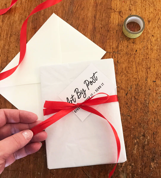 Gift wrapping and tag