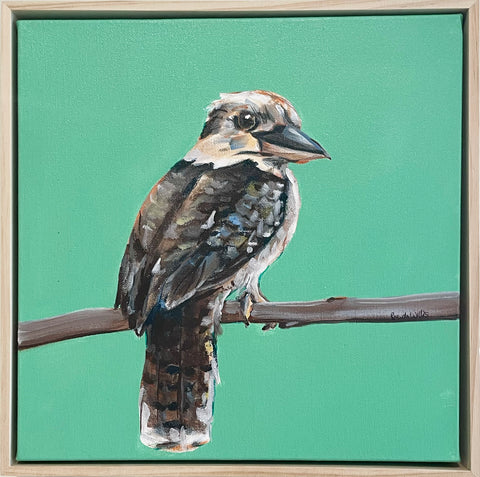 Australian Kookaburra acrylic painting